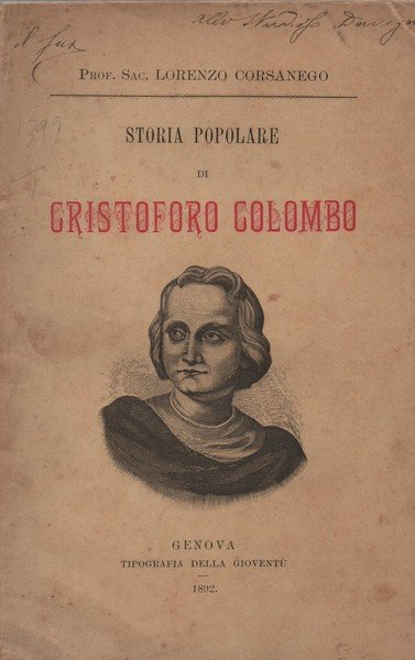 Storia popolare di Cristoforo Colombo.