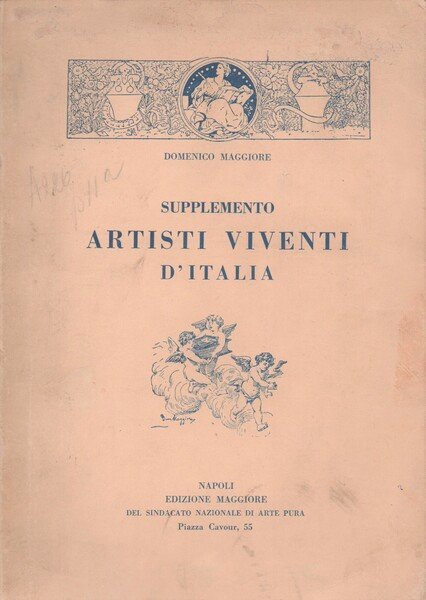 ARTISTI VIVENTI D'ITALIA. SUPPLEMENTO.