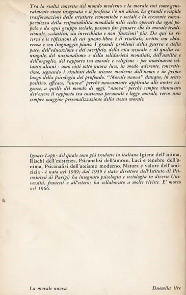 La morale nuova.