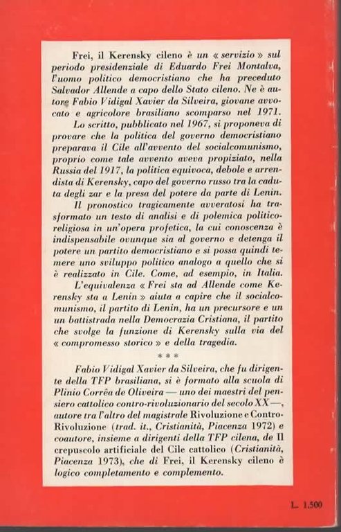 Frey, il Kerensky cileno. | Immagine Gallery 2