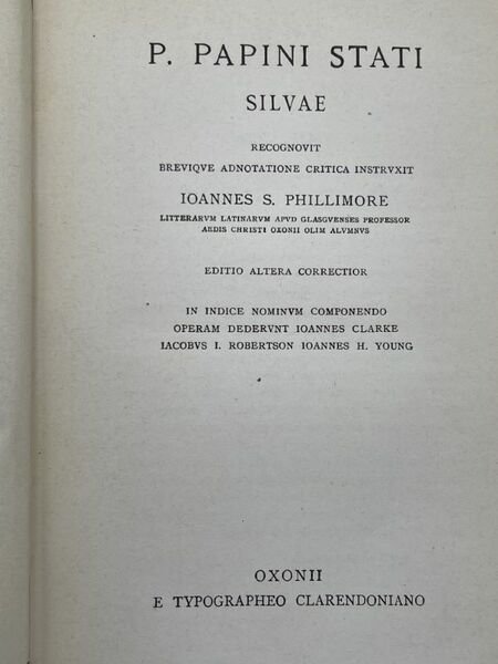 P Papini stati Silvae