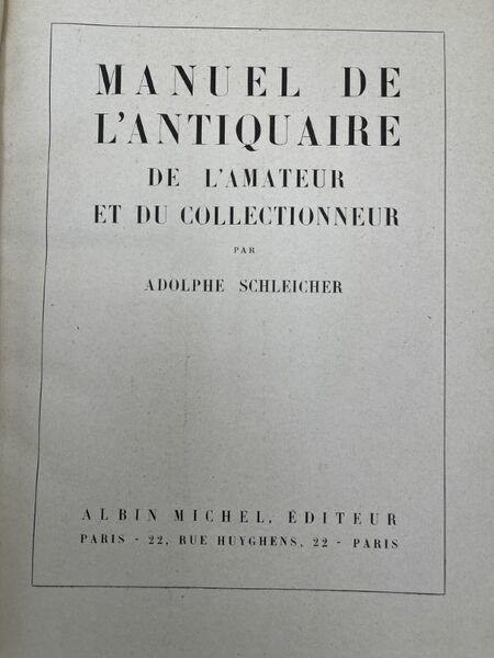 Manuel de l'antiquaire de l'amateur et du collectionneur | Immagine Gallery 2