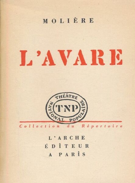 L' avare | Immagine principale