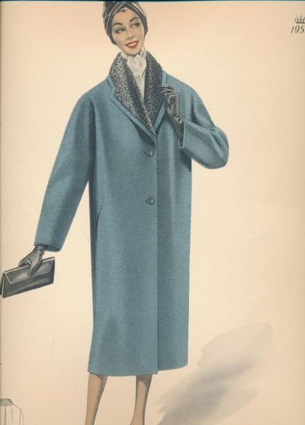 Elégance de Vienne. 32. Costumes - manteaux classiques. Hiver 1959