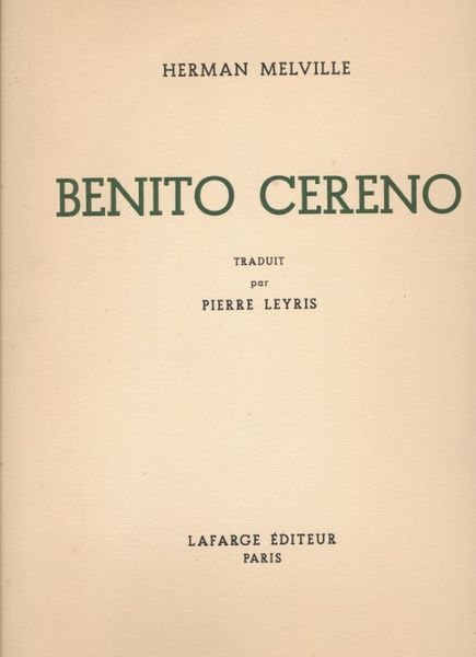 Benito Cereno