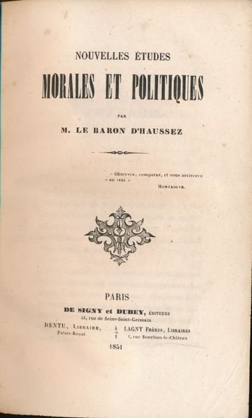 Nouvelles études morales et politiques
