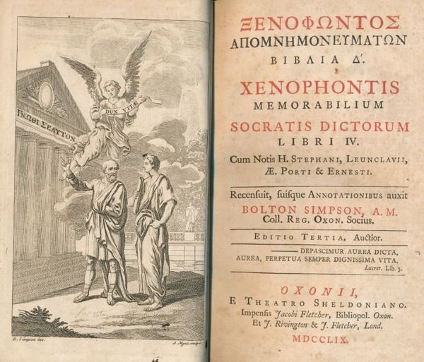 Xenophontis Memorabilium Socratis Dictorum. Libri IV. Cum notis H. Stephani, …