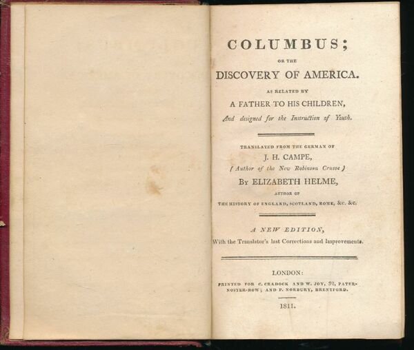 Colombus. Or the discovery of America. As related by a …