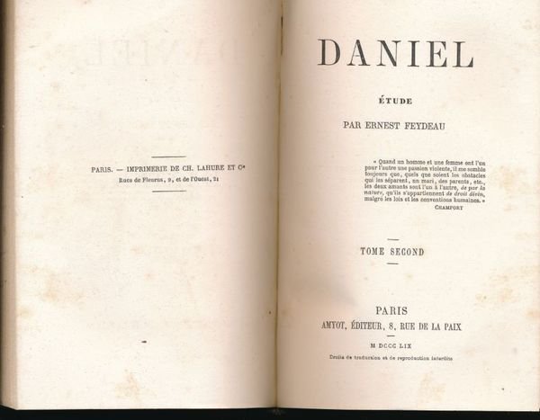 Daniel. Etude