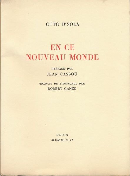 En ce nouveau monde
