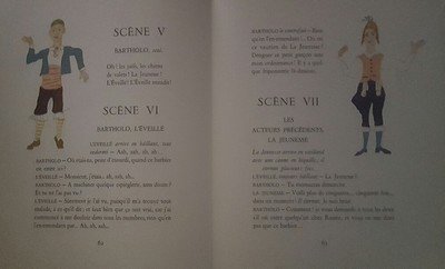 Le barbier de Seville. Décors & personnages par André Derain