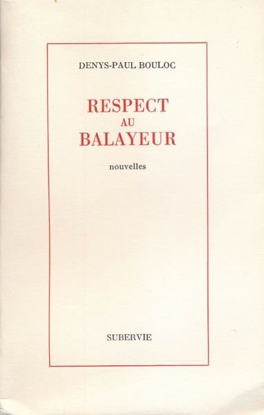 Respect du balayeur