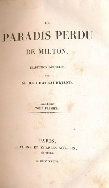 Oeuvres complètes de M. le Vicomte de Chateaubriand