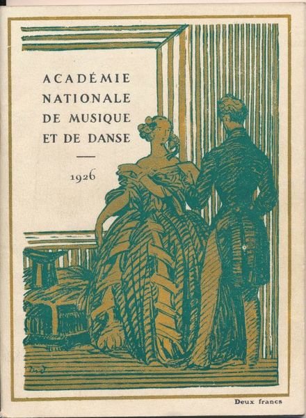 Académie Nationale de Musique et Danse. 1926