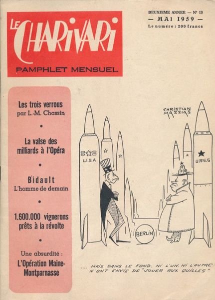 Le Charivari. Pamphlet mensuel. Deuxième année. N°13