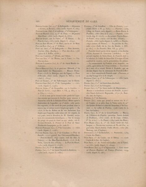Dictionnaire topographique du département du Gard comprenant les noms de …