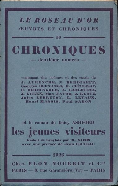 Chroniques. Deuxième numéro