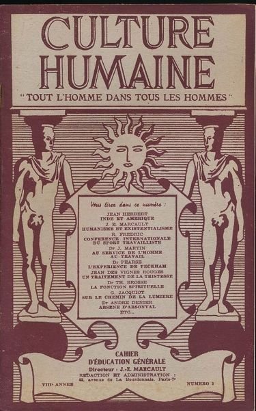 Culture humaine. "Tout l'Homme dans tous les Hommes". N° 2