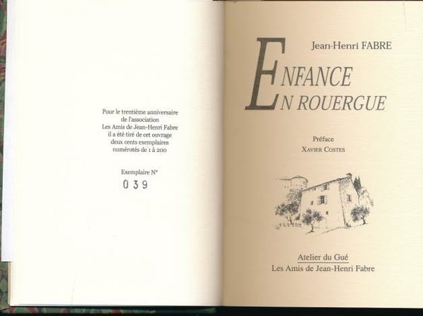 Enfance en Rouergue. Pensées et réflexions. L'air, nécessaire à la …