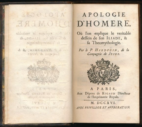 Apologie d'Homère, où l'on explique le véritable dessein de son …