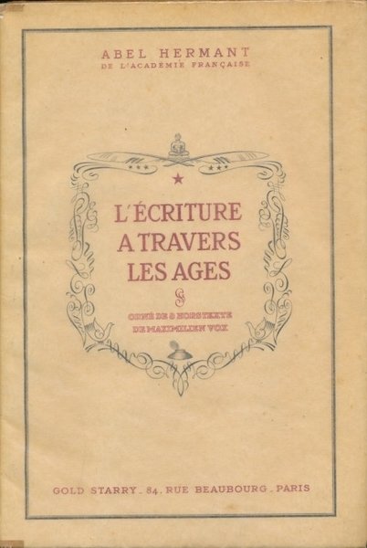 L' Ecriture a travers les ages