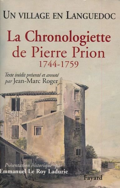 Un village en Languedoc. La Chronologiette de Pierre Prion. 1744 … | Immagine principale