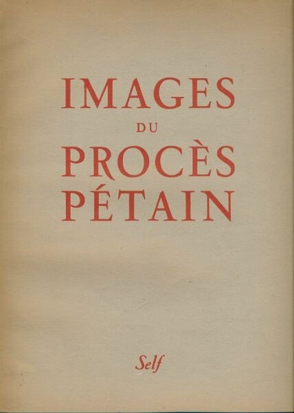 Images du procès Pétain