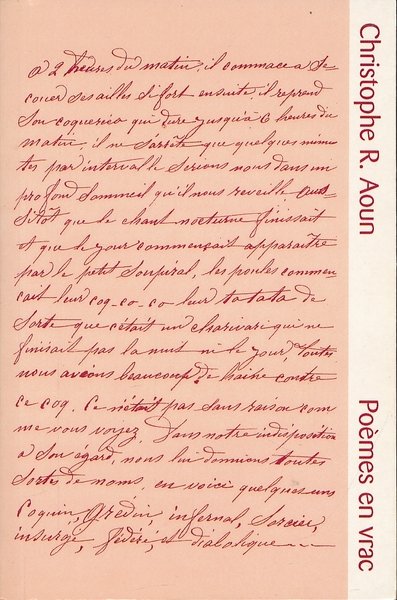 Poèmes en vrac