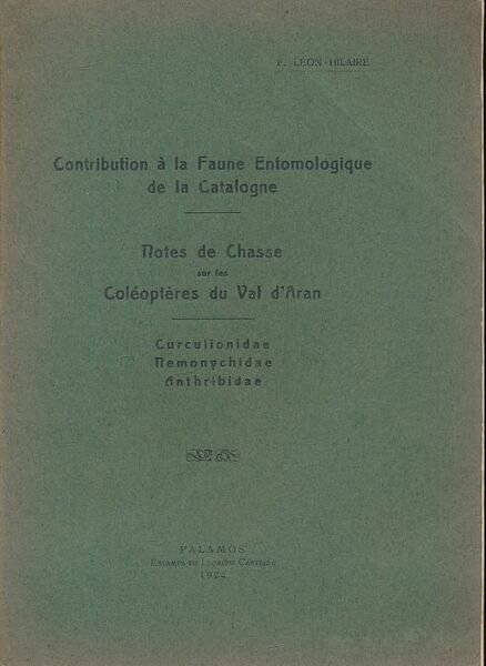 Notes de chasse sur les coléoptères du Val d'Aran. Coccinellidae