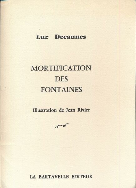 Mortification des fontaines
