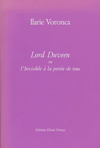 Lord Duveen ou l'Invisible à la portée de tous