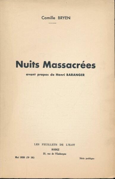 Nuits massacrées