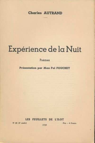 Expérience de la Nuit