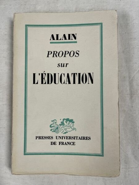 Propos su l'éducation