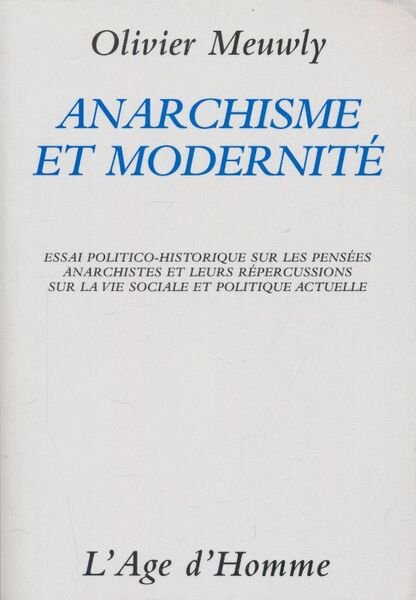 Anarchie et modernité