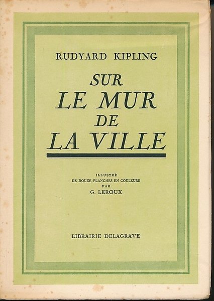 Sur le mur de la ville
