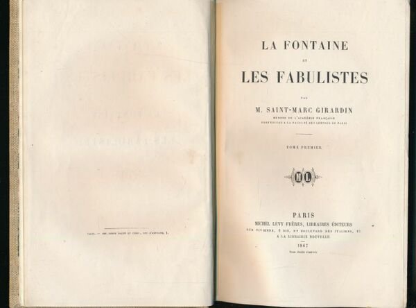 La Fontaine et les fabulistes