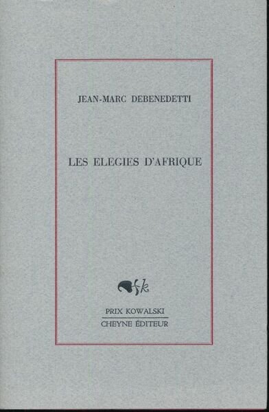 Les élégies d'Afrique
