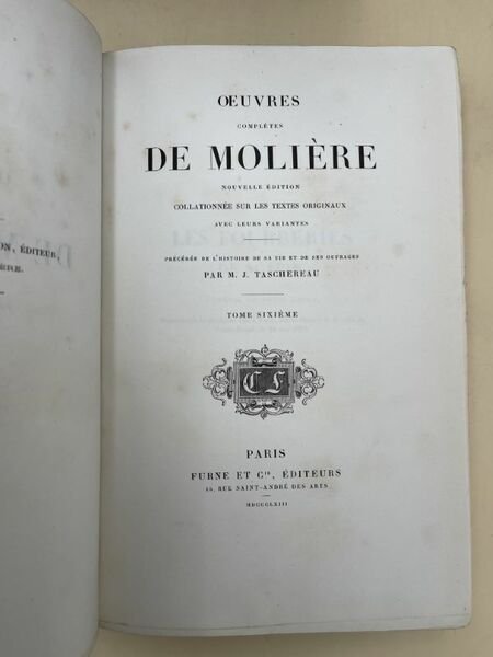 Oeuvres complètes de Molière