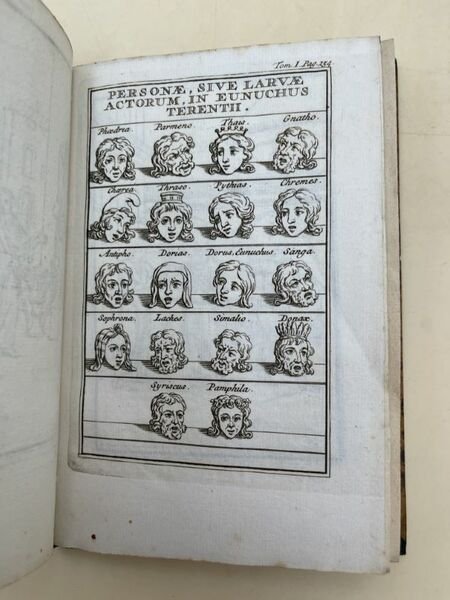 Recuil de planches des comédies de Terence
