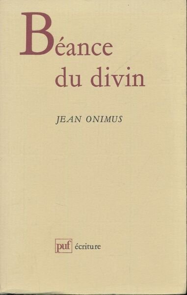 Béance du divin