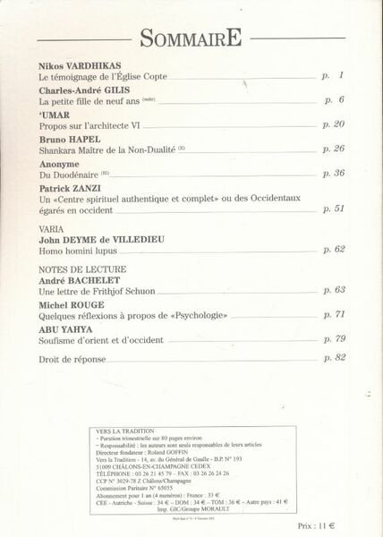 Vers la tradition. 90