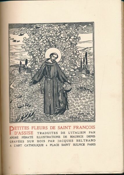 Petites fleurs de Saint François d'Assise