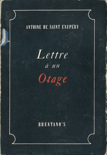 Lettre à un otage