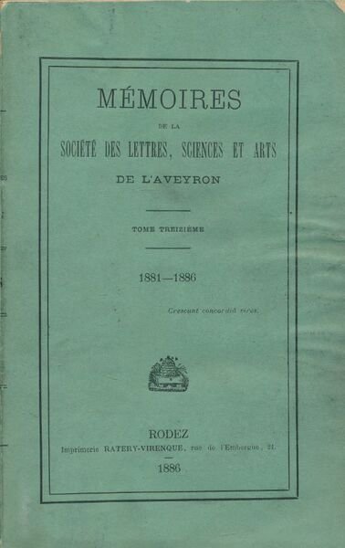 Mémoires de la Société des Lettres, Sciences et Arts de …