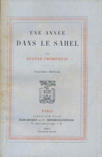 Une année dans le Sahel