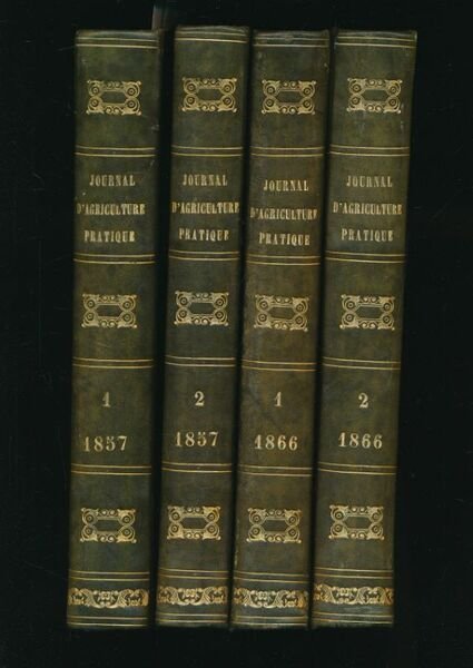 Journal d'Agriculture pratique. 1857 à 1866. 20 volumes reliés