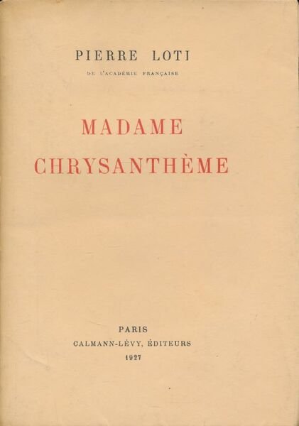 Madame Chrysanthème