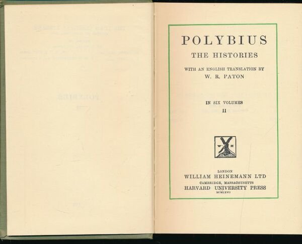 Polybius. The histories. Tome II