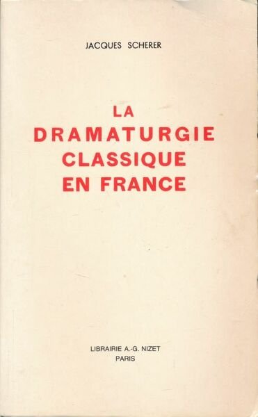 Le dramaturgie classique en France